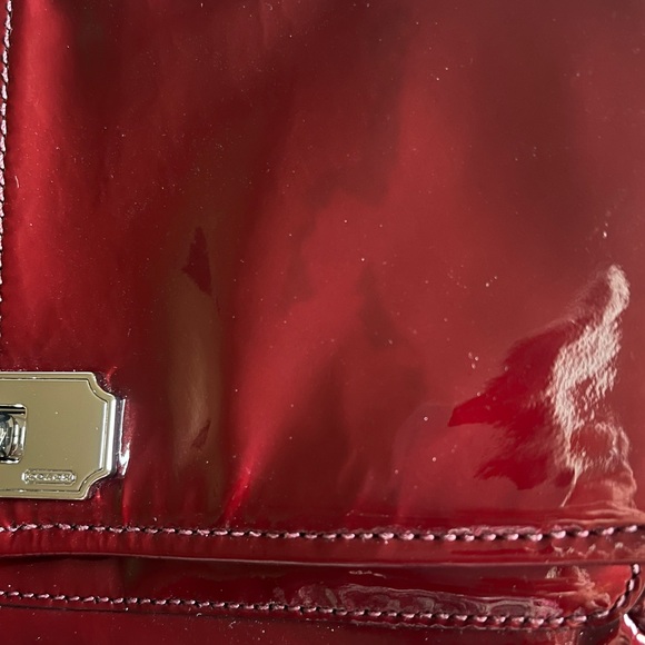 Coach large red wristlet - Picture 5 of 5